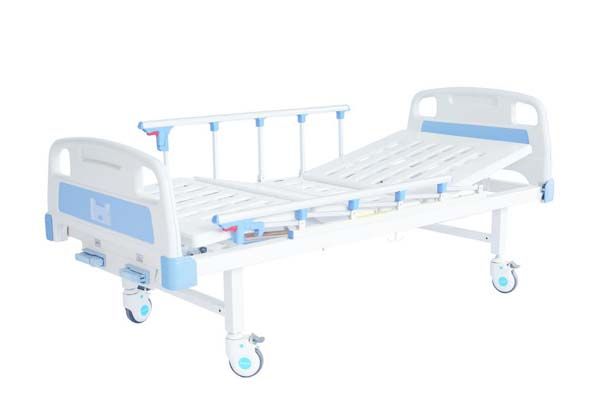 E10二功能護(hù)理床 (四角剎車、沖孔、五檔護(hù)欄）