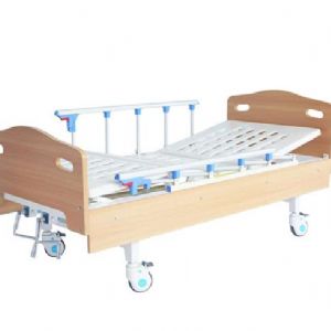 E1實木兩功能護(hù)理床（四腳剎車、五檔護(hù)欄）